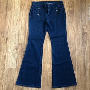 SOHO New York & Company High Waist Flare Jeans size 12